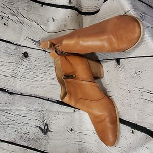 Madewell The Brenner Boot in English Saddle Size 9